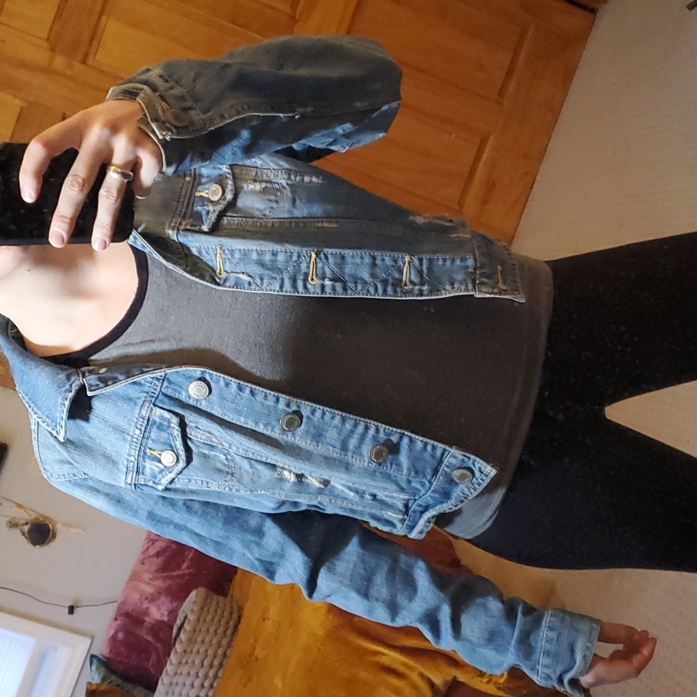 Custom patch Denim jacket - Picture 5 of 8